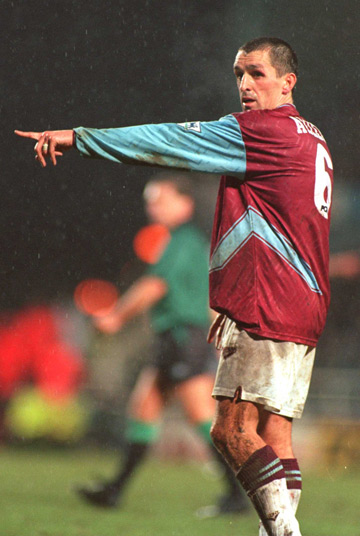Allen playing in his debut season for West Ham