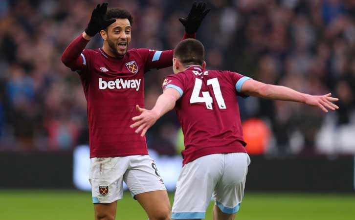 Declan Rice and Felipe Anderson