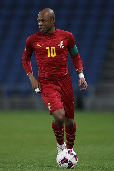 Andre Ayew will captain Ghana in Egypt