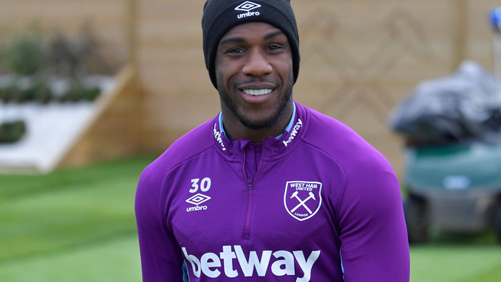 Michail Antonio has enjoyed being back in training at Rush Green