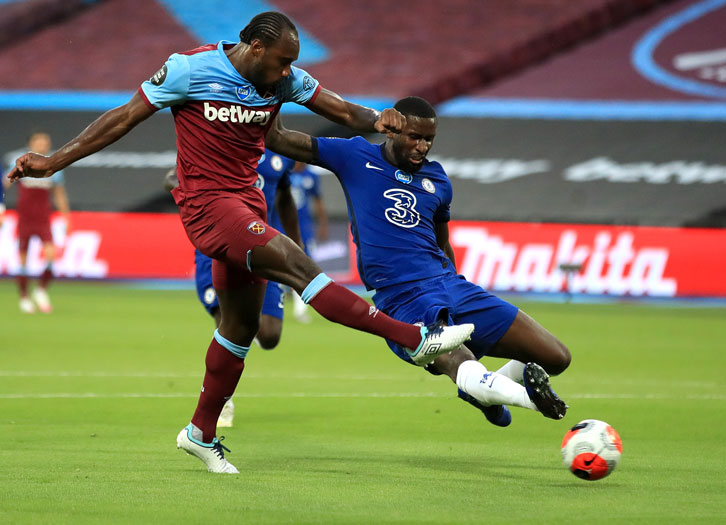 Michail Antonio in action