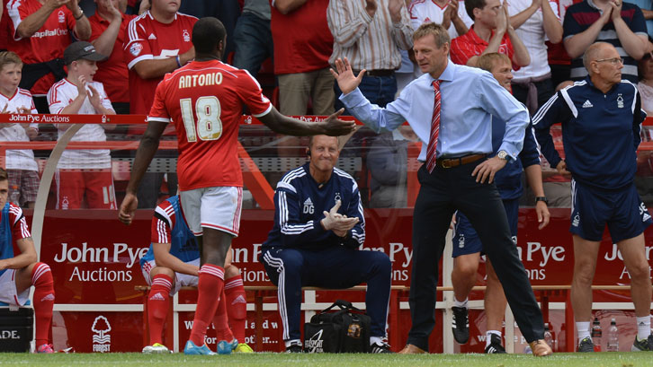 Michail Antonio played under Stuart Pearce at Nottingham Forest in 2014/15