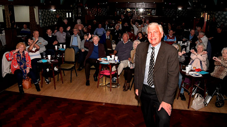 Sir Trevor Brooking has visited Any Old Irons