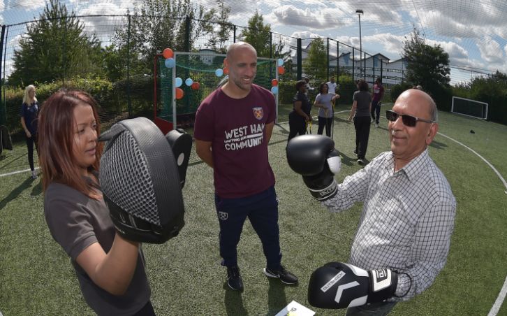 Pablo Zabaleta visited the 150Club