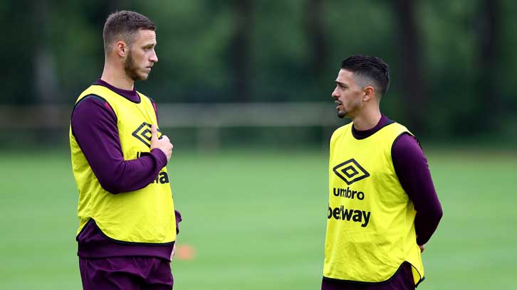 Marko Arnautovic and Manuel Lanzini