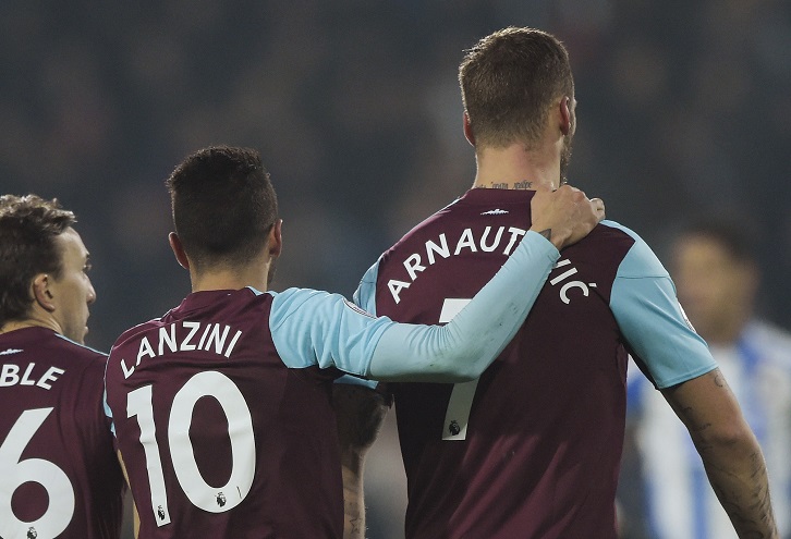 Manuel Lanzini and Marko Arnautovic