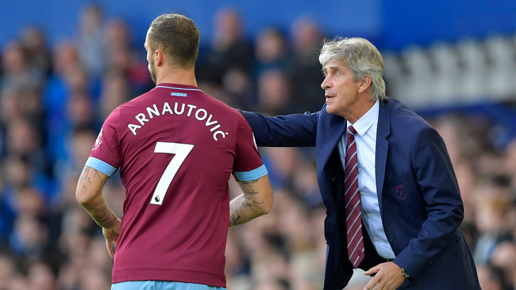 Marko Arnautovic and Manuel Pellegrini