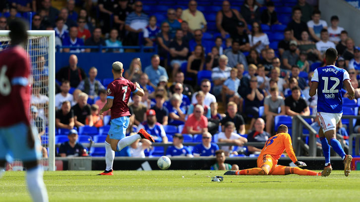 Marko Arnautovic nets his fifth goal in five pre-season appearances at Ipswich Town