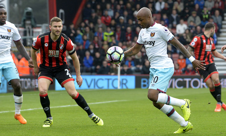 Ayew against Bournemouth