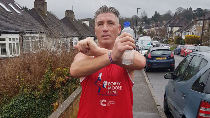 James Cullen is raising valuable money for the Bobby Moore Fund