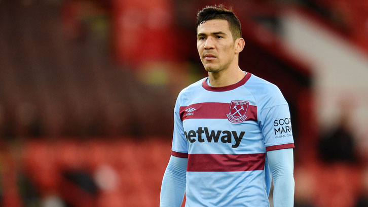 Balbuena in action at Sheffield United