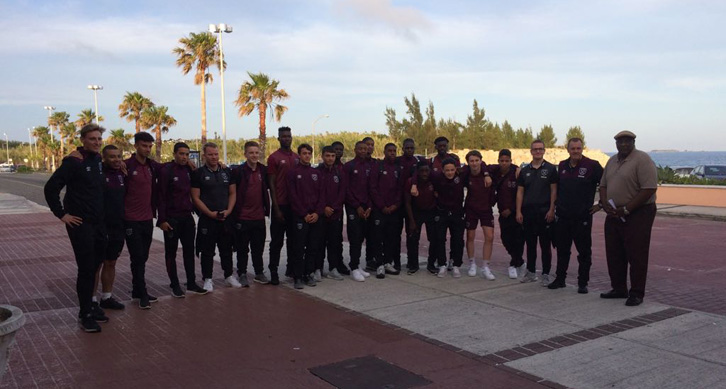 The Hammers were greeted by former striker Clyde Best