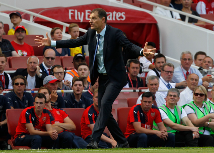 Slaven Bilic at the opening game of the season at Arsenal two years ago