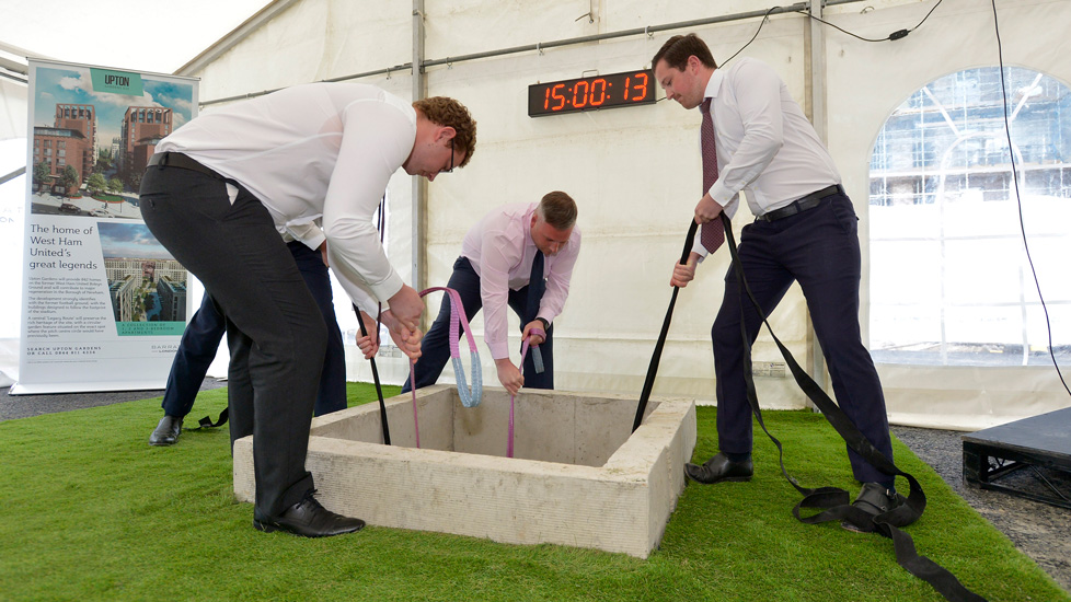 The Bobby Moore time capsule is reburied
