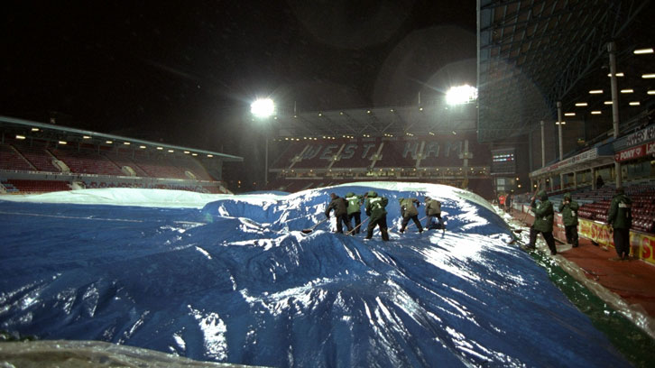 The Boleyn Ground ahead of the 4-3 win v Spurs in Feb 1997