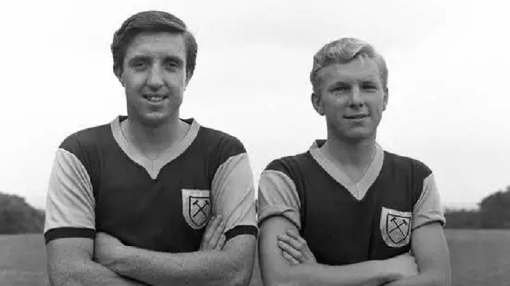 John Bond and Bobby Moore together at Chadwell Heath