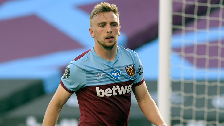 Jarrod Bowen in action for WHU