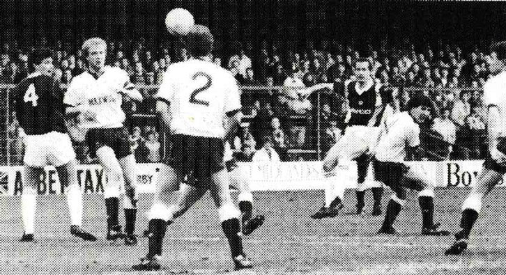 Liam Brady scores against Derby