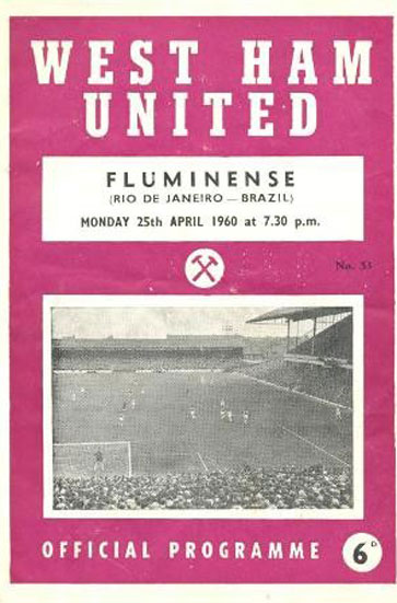 Fluminense programme cover from 1960