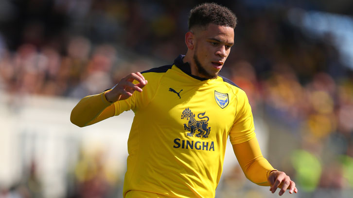 Marcus Browne in action for Oxford United
