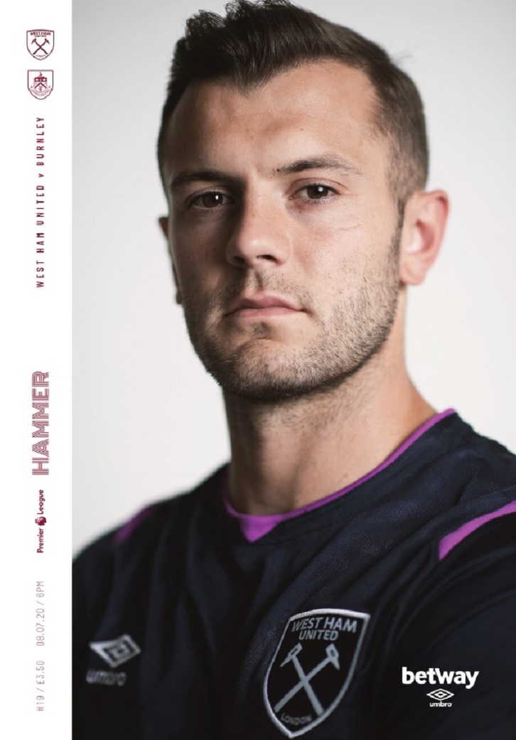 Burnley Official Programme cover