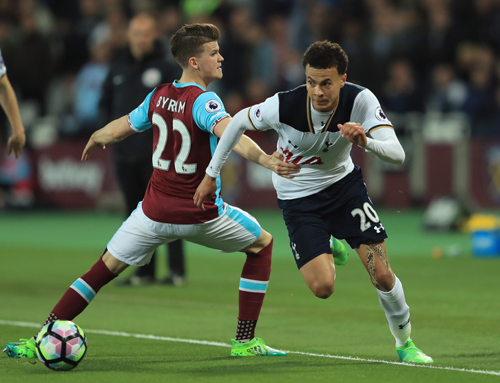 Sam Byram gets to grips with Dele All