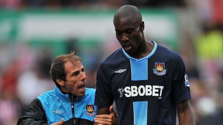 Gianfranco Zola was one of five West Ham managers Carlton Cole played under