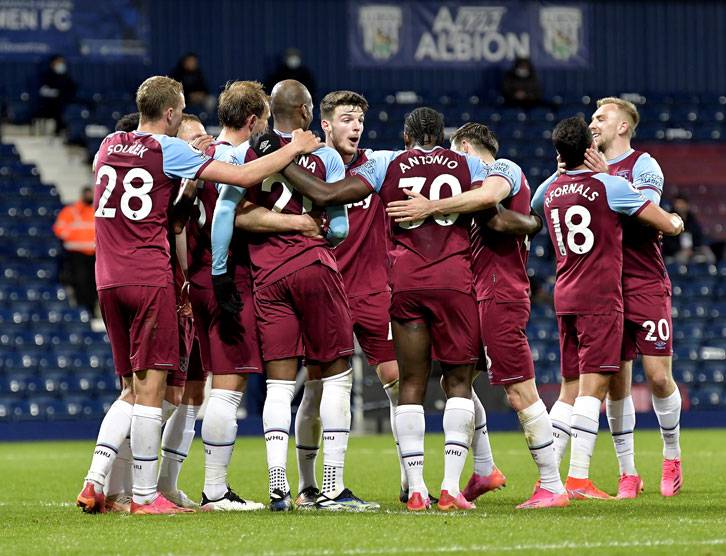 Celebrating at The Hawthorns