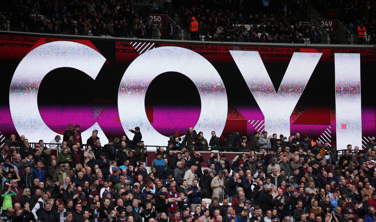 COYI displayed on the big screen