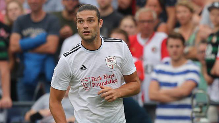 The West Ham United forward turned out for Team Friends of Dirk in Rotterdam