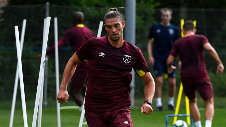 Andy Carroll will return to the training pitch this week