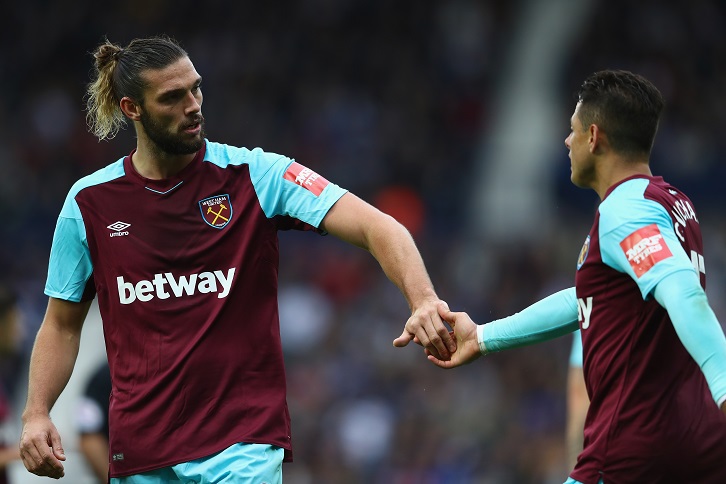Chicharito and Andy Carroll