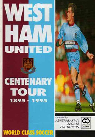 Centenary Tour 1995 Programme