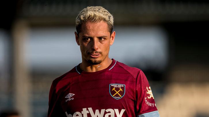 Chicharito scored on his pre-season debut against Angers SCO