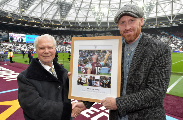 Joint-Chairman David Gold made a special presentation to James Collins