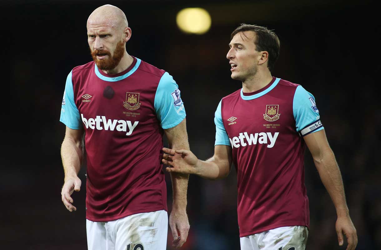 James Collins and Mark Noble