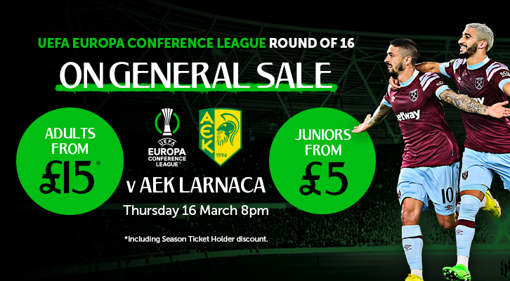 UEFA Europa Conference League round of 16 tickets