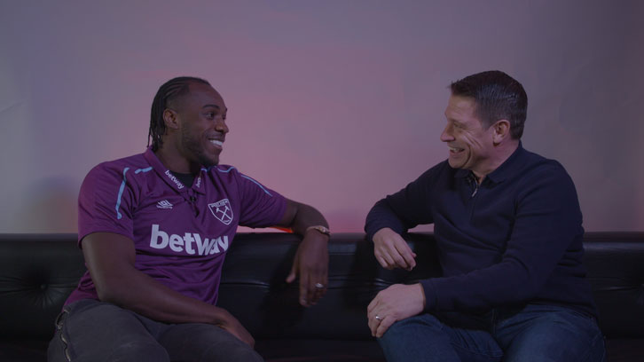 Michail Antonio and Tony Cottee