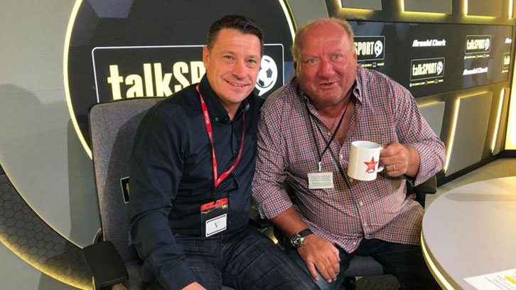 Tony Cottee and Alan Brazil