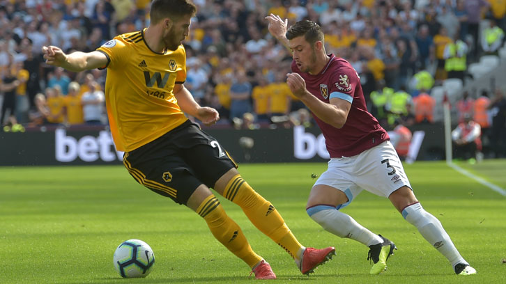 Aaron Cresswell in action against Wolves