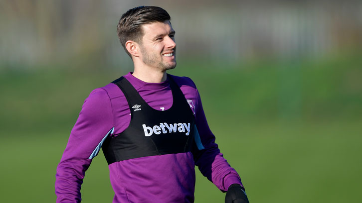 Aaron Cresswell in training