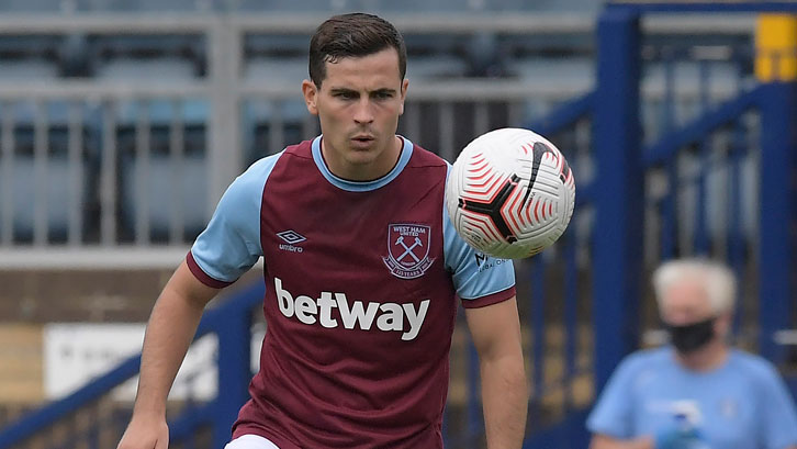 Josh Cullen in pre-season action