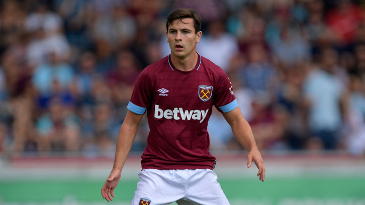 Josh Cullen in action in pre-season