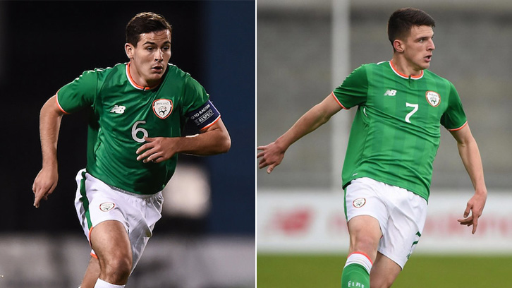 Josh Cullen and Declan Rice