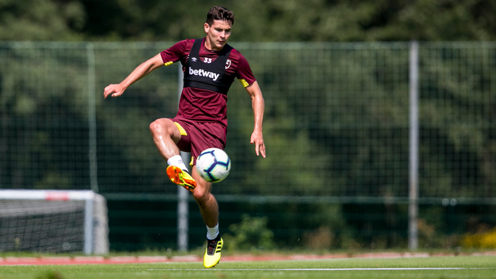 Josh Cullen in training