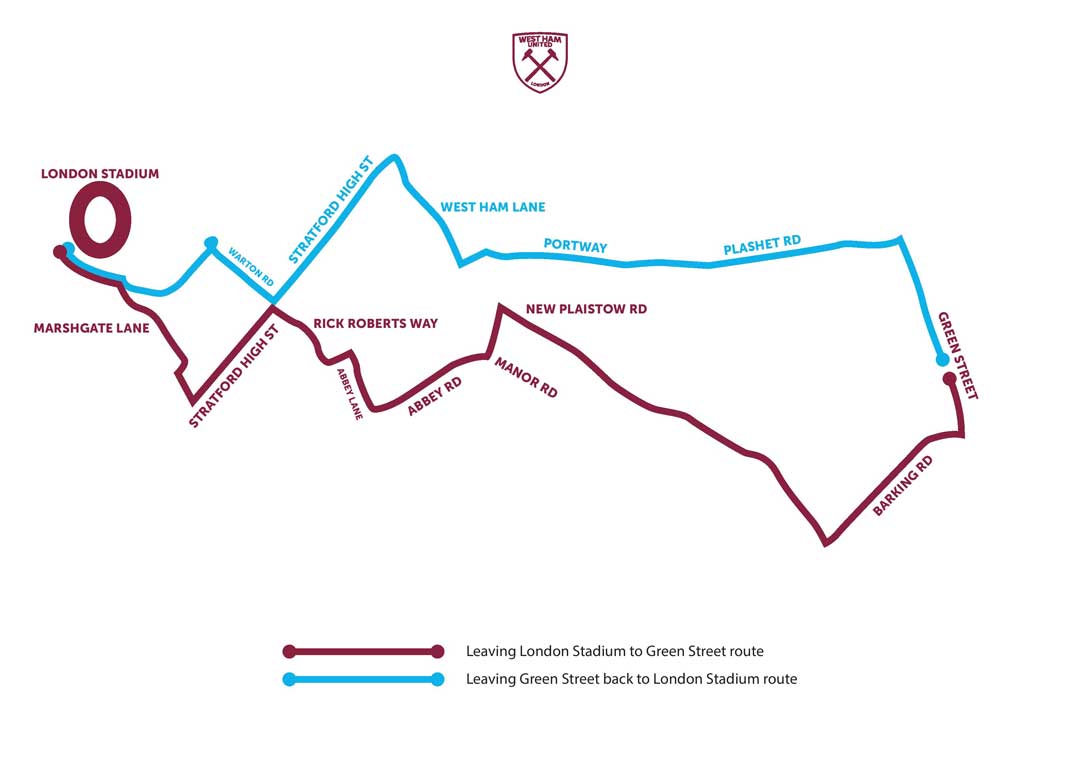 David Gold final journey route map