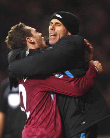 Alessandro Diamanti with Gianfranco Zola