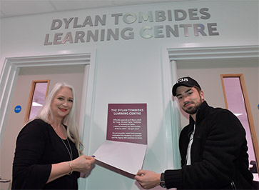 Dylan Tombides Learning Centre unveiled