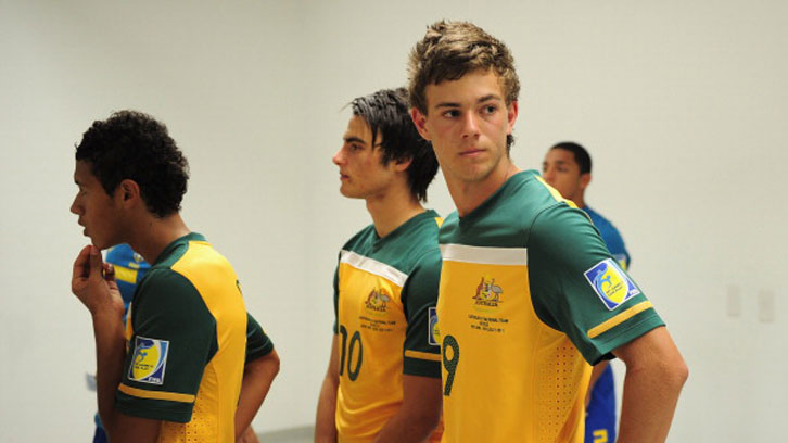 Dylan Tombides represented Australia at the FIFA U-17 World Cup finals