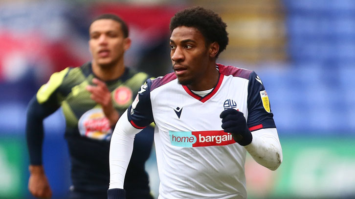 Dapo Afolayan in action for Bolton